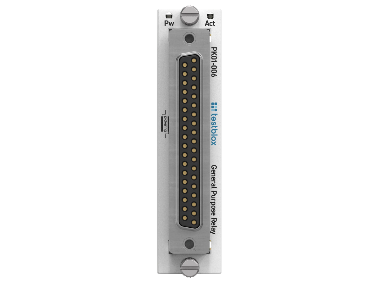 Testblox PK01-006 – front panel