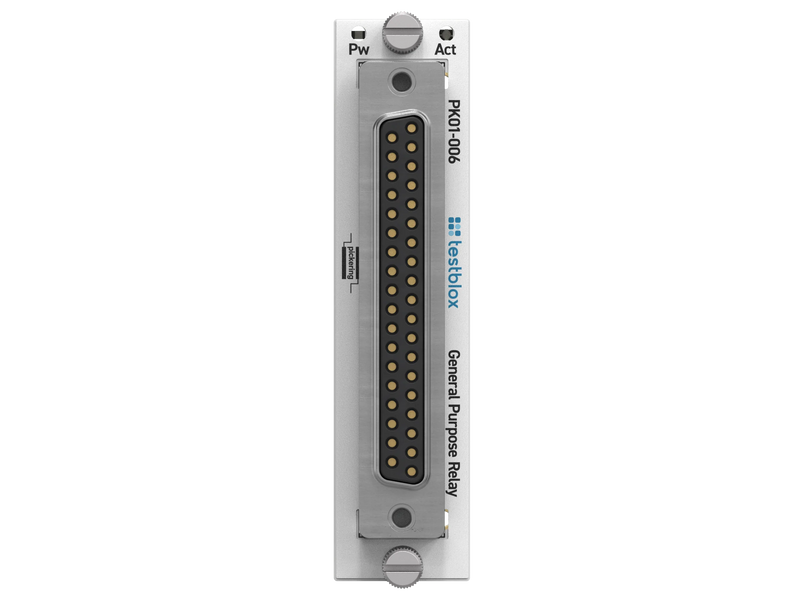 Testblox PK01-006 – front panel