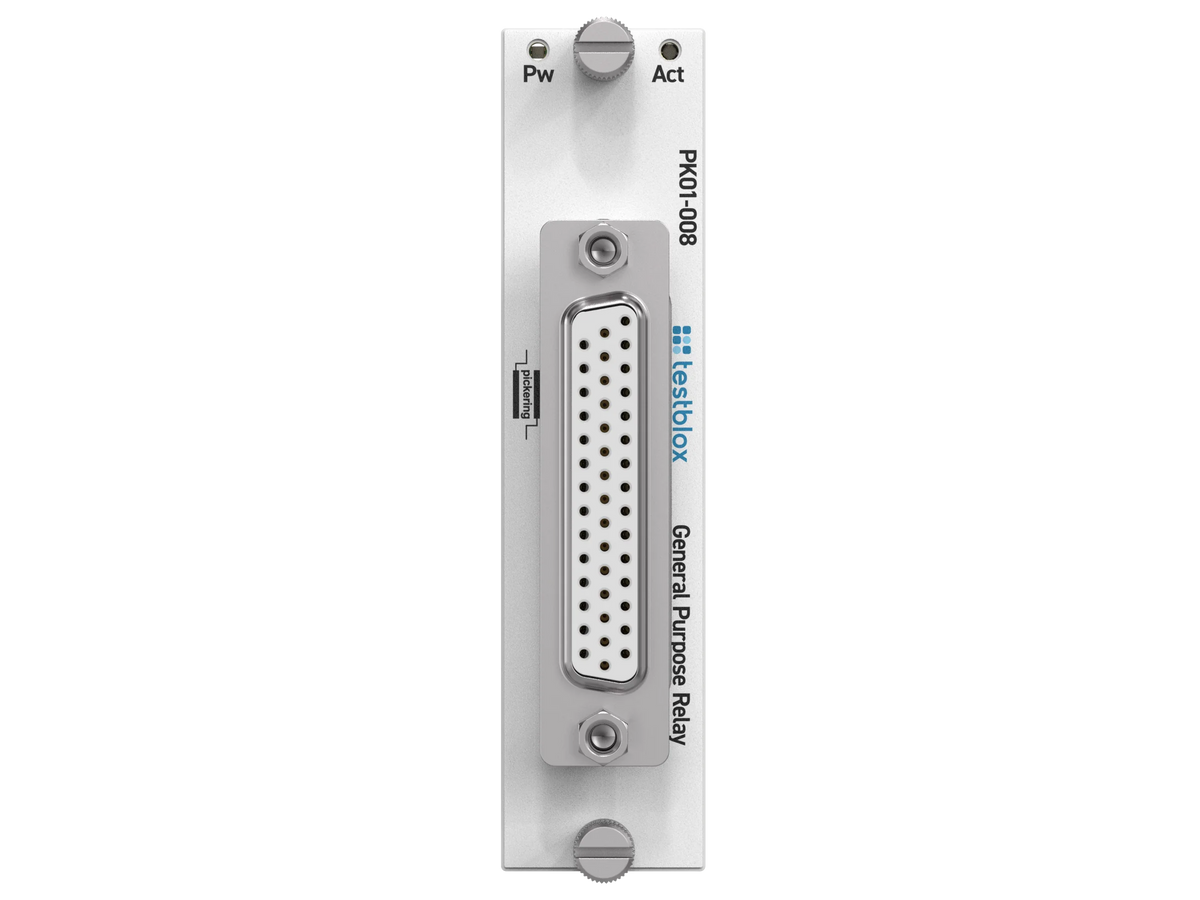 Testblox PK01-009 – front panel