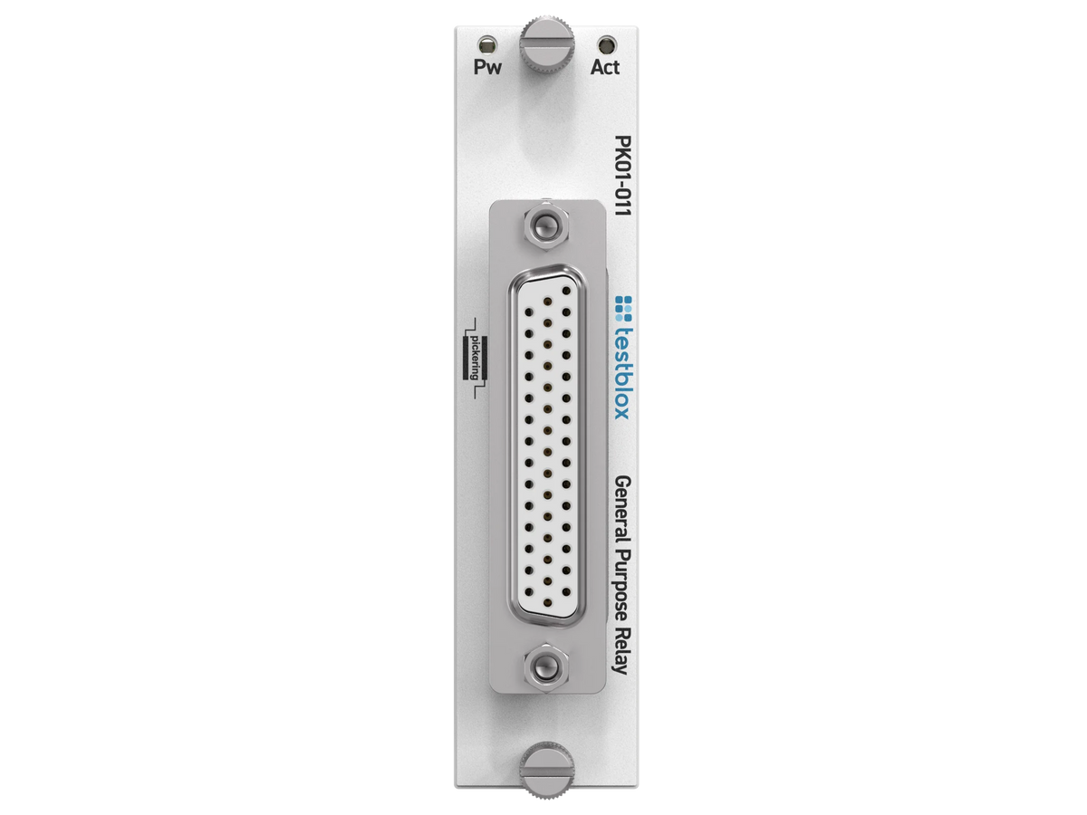 Testblox PK01-011 – front panel