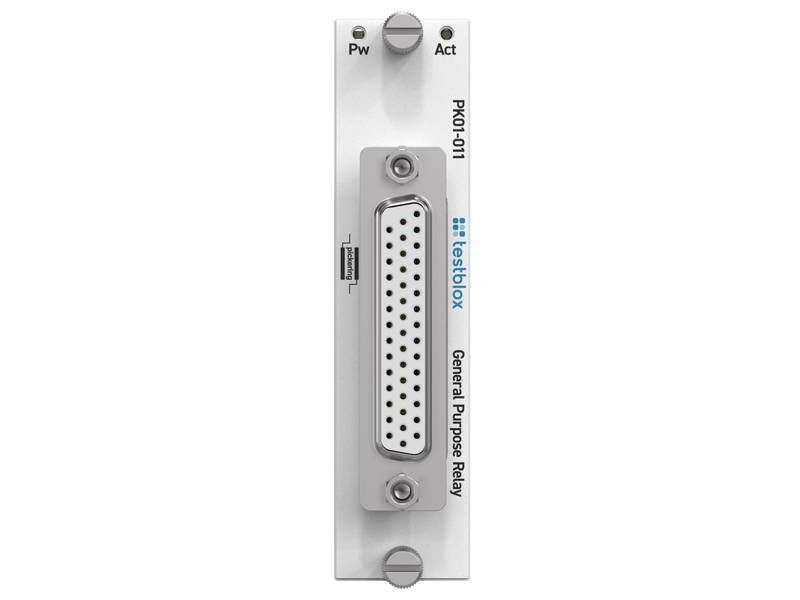 Testblox PK01-011 – front panel