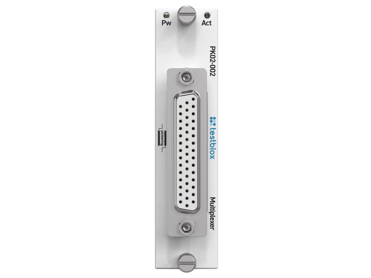 Testblox PK02-002 – front panel