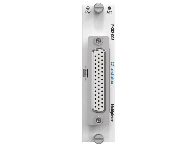 Testblox PK02-006 – front panel
