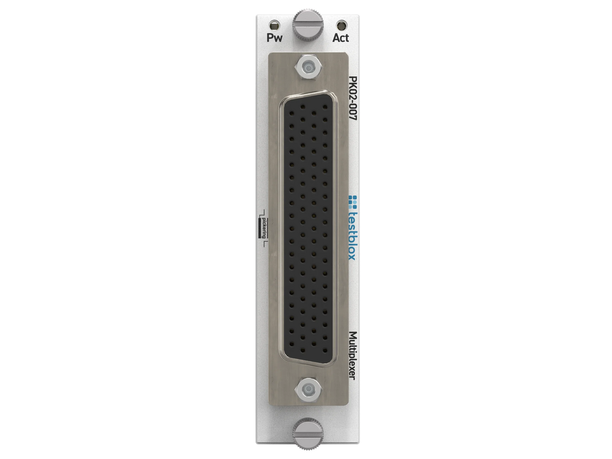 Testblox PK02-007 – front panel