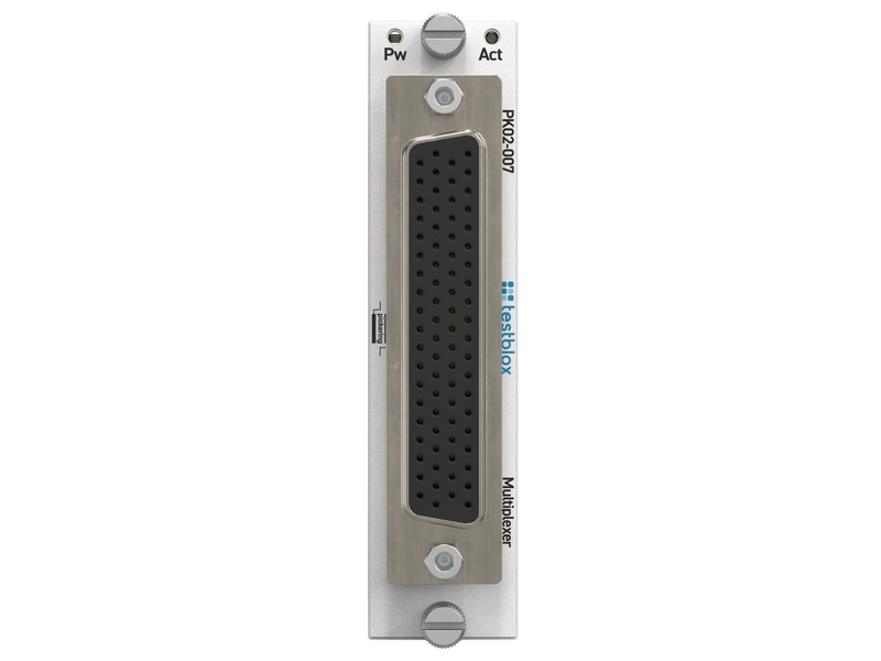 Testblox PK02-007 – front panel
