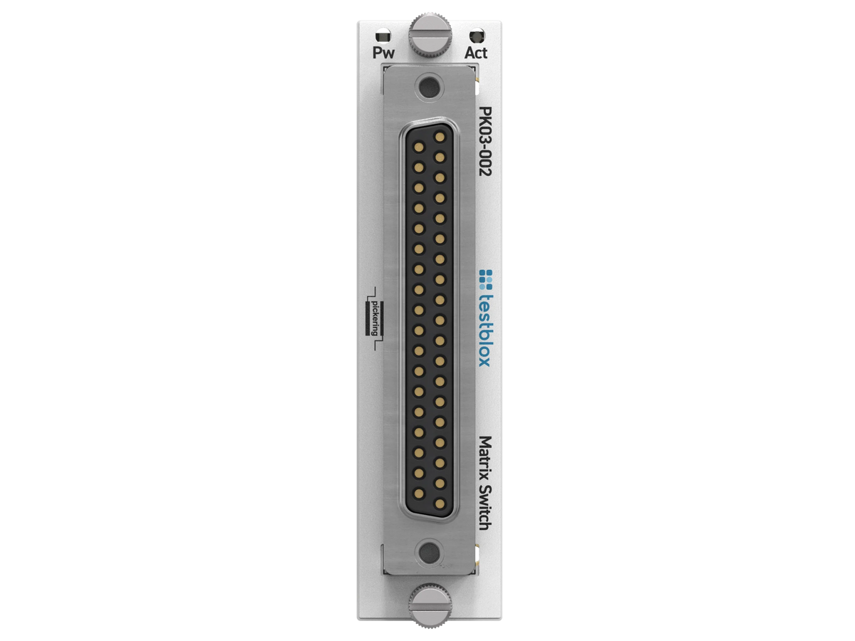 Testblox PK03-002 – front panel