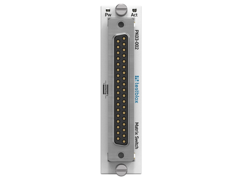 Testblox PK03-002 – front panel