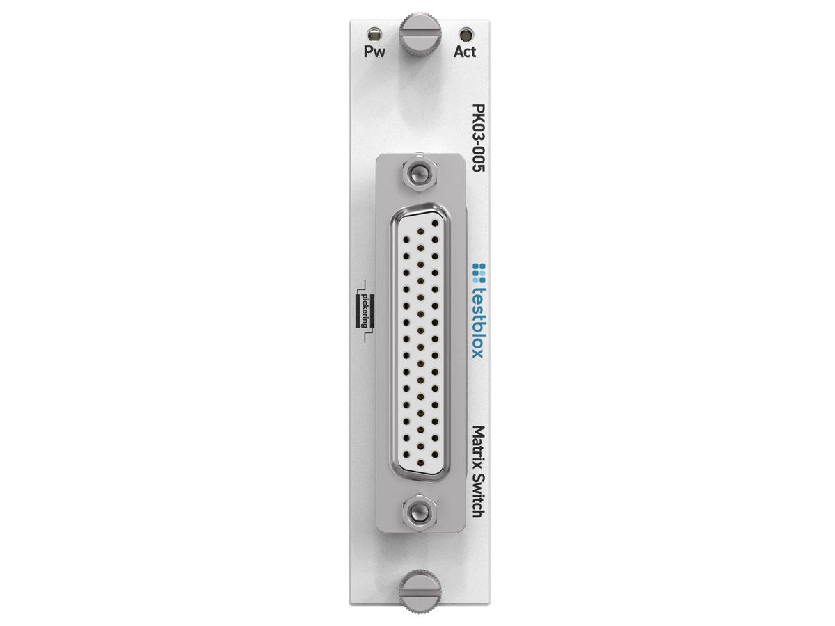 Testblox PK03-005 – front panel