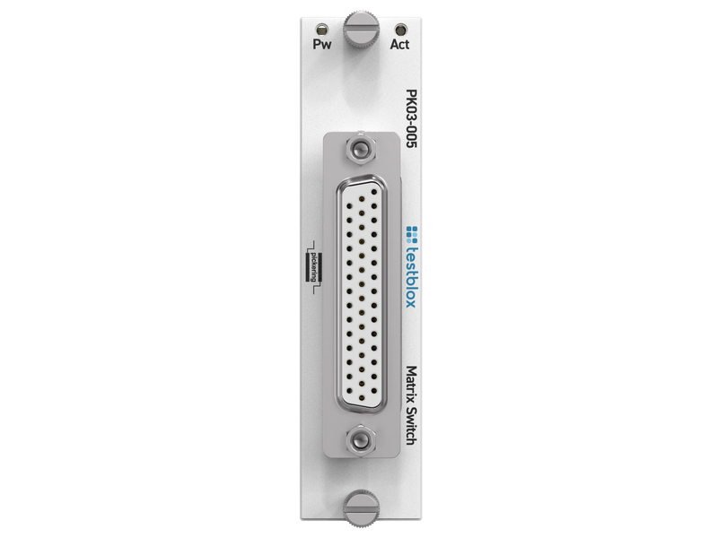 Testblox PK03-005 – front panel