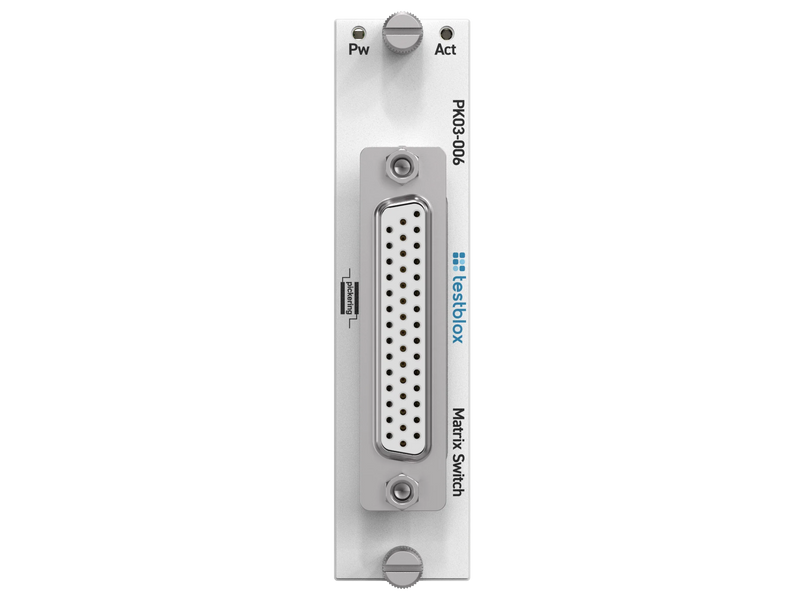 Testblox PK03-006 – front panel
