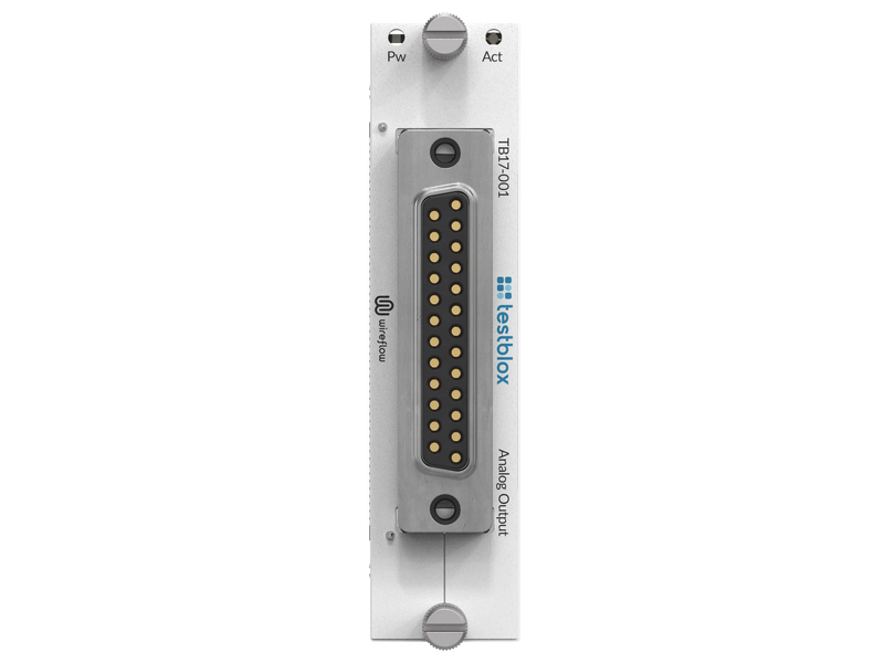 Testblox TB17 001 front panel