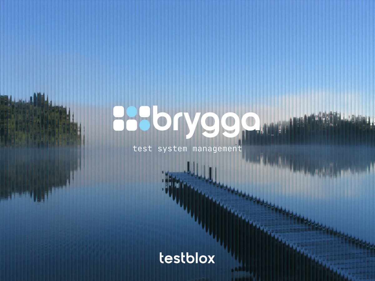 Testblox Brygga software interface