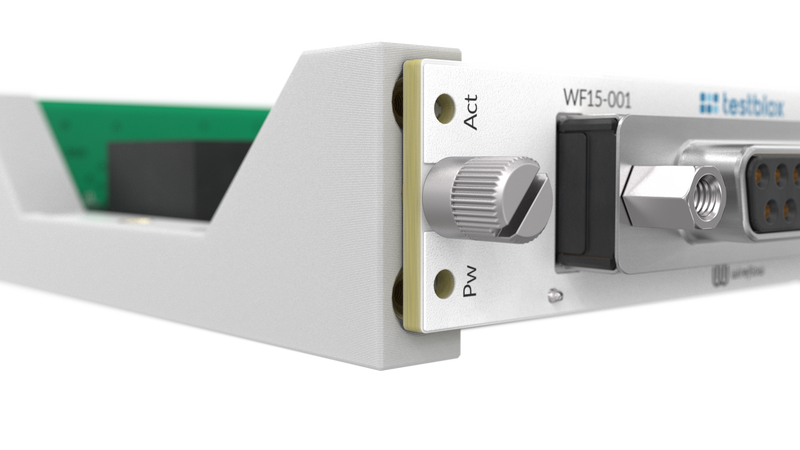 TB82-003 – module guide mounting detail; modules and backplane not included